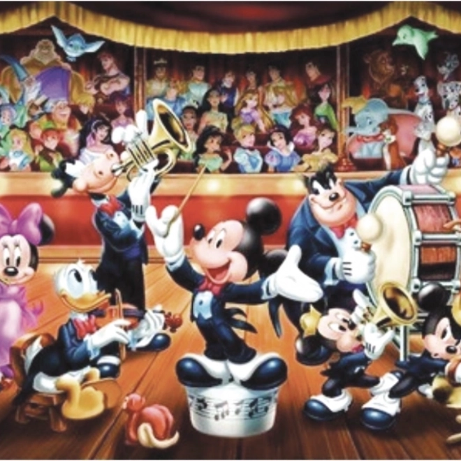 Clementoni panoramatické puzzle Disney Orchestr 1000 dielikov