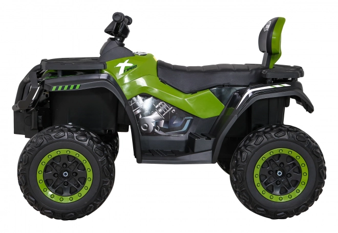 Štvorkolka XT-Speed pre deti Zelená + 4x4 + EVA + Pomalý štart + Rádio MP3 + LED dióda