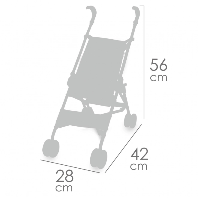 Skladací kočík pre bábiky Golfové Palice Gala 2023 - 56 cm