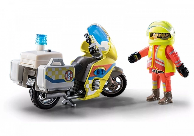 Záchranný motocykel PLAYMOBIL City Life so svetlom