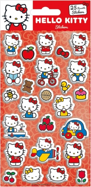 Hello Kitty 3D nálepky
