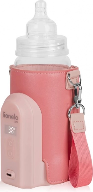 Bezdrôtový ohrievač fliaš Thermup Go Evo Coral Pink