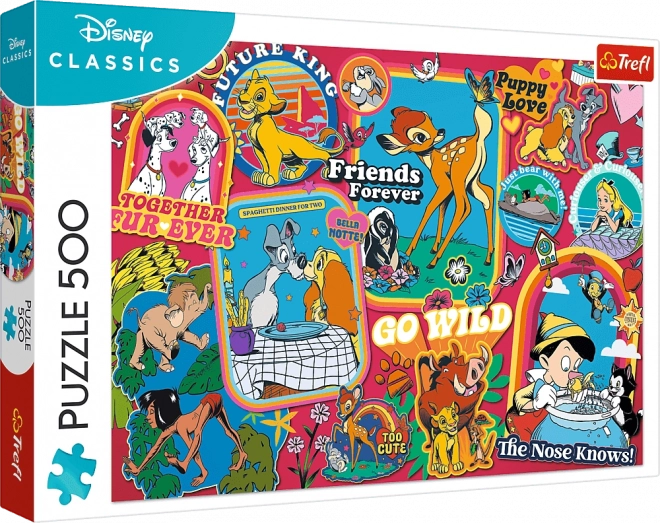 Puzzle 500 dielikov - Disney: Na priestore rokov