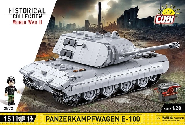 Cobi Panzerkampfwagen E-100, mierka 1:28