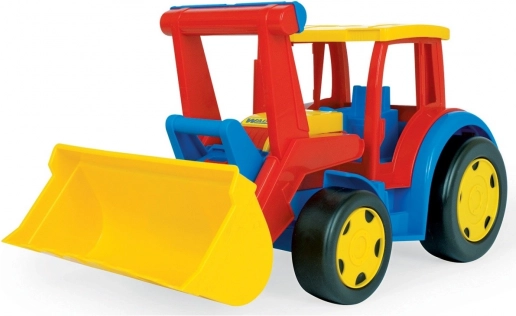 Gigant detský traktor s nakladačom červeno‑žltý 60 cm