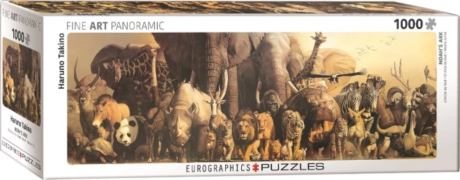 Panoramatické puzzle Noemova archa 1000 dielikov