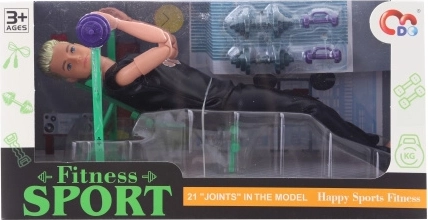 Kĺbový Panáčik Fitness Cvičiaci S Doplnkami