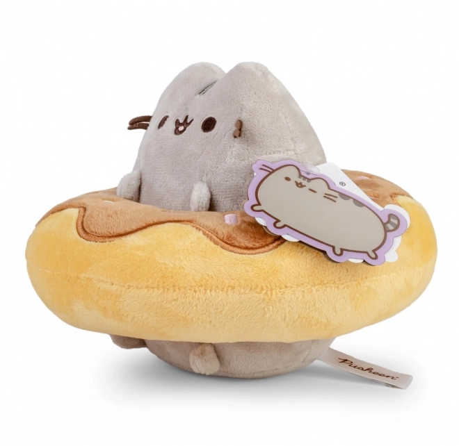 Plyšová hračka Pusheen v čokoládovom donute