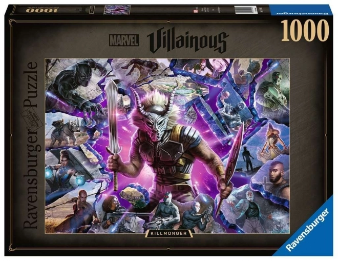 Ravensburger Puzzle Marvel Villainous: Killmonger 1000 dielikov