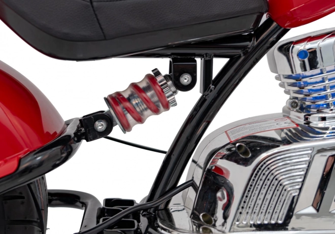 Chopper Warrior Červená motorka