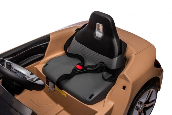 Detské elektrické auto BMW I4 zlaté 4x4