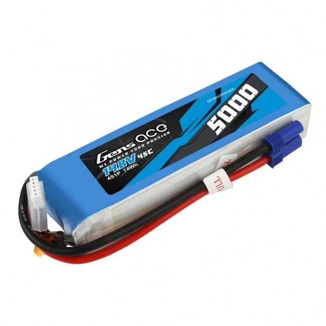 Batéria Gens Ace 5000mAh 14,8V 45C Lipo