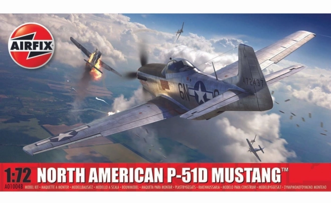 Model stíhacieho lietadla North American P-51D Mustang 1/72