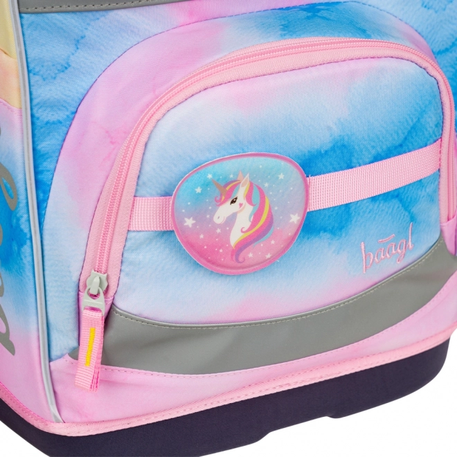 Školská aktovka Zippy Plus Rainbow Unicorn
