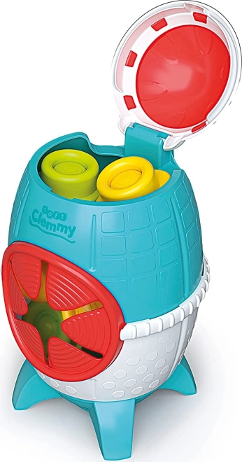 Vesmírna raketa s úložným boxom
