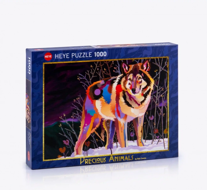 Puzzle Nočný Vlk 1000 Dielov