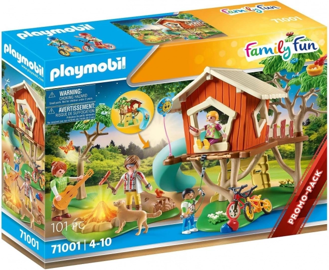 Stavebnica Family Fun – domček na strome so šmykľavkou a figúrkami