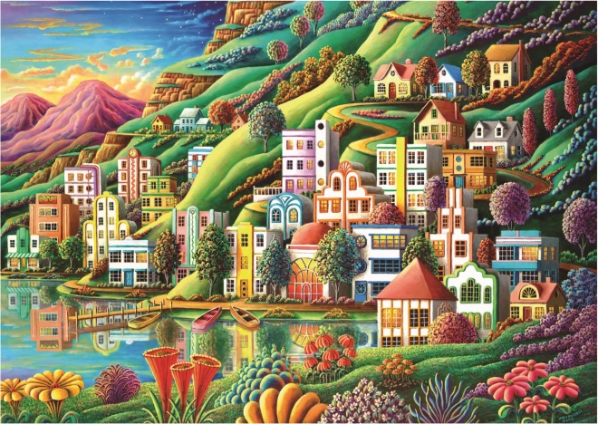 Educa Puzzle Skrytý prístav 500 dielikov
