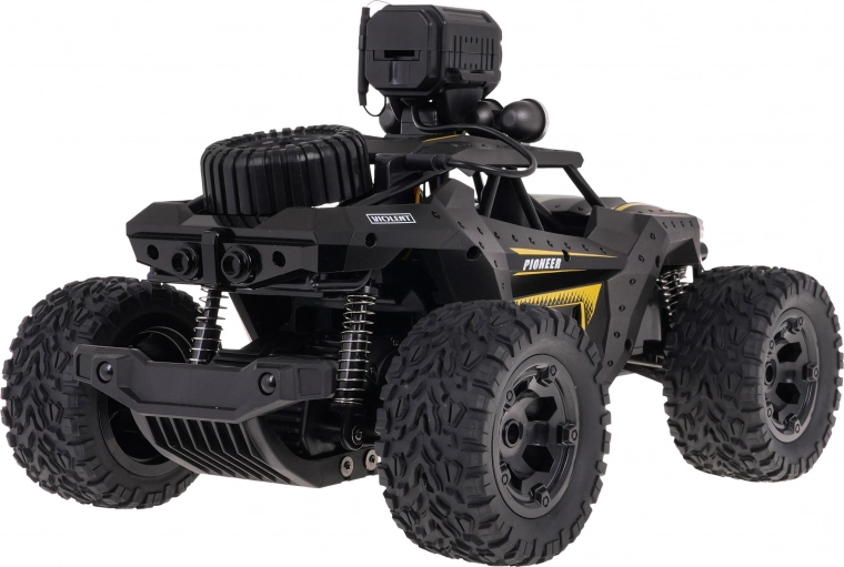 Istota v teréne vďaka odpruženiu a veľkým pneumatikám