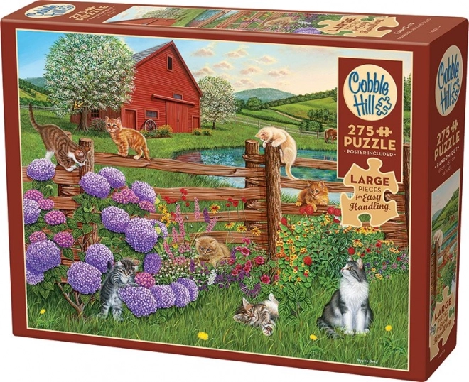 Puzzle Mačky na Farme XL od Cobble Hill