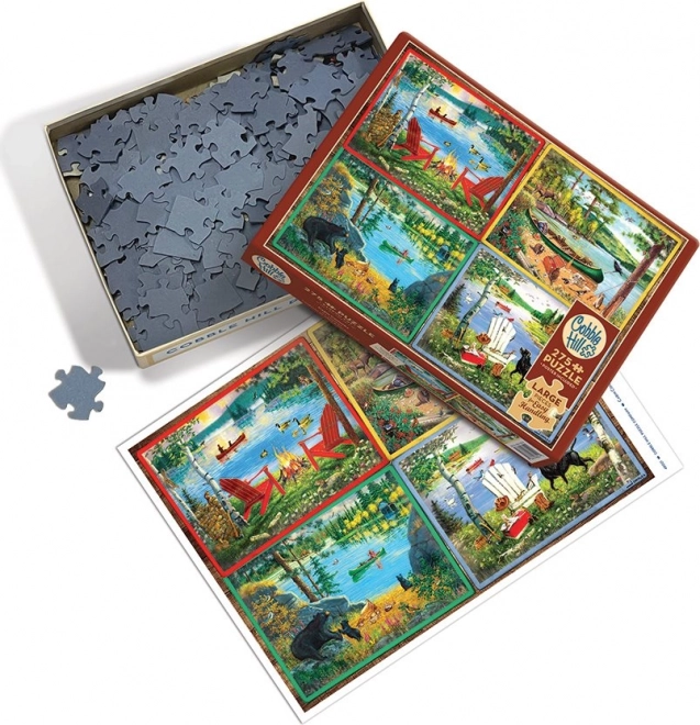 Puzzle Zem dedinčanov XL 275 dielikov