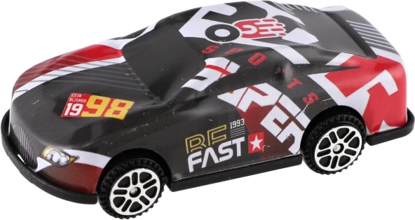 Mini pretekárske auto 6 cm mix farieb