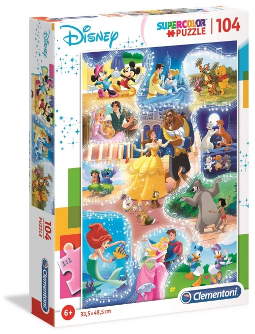 Puzzle disney: je čas tancovať 104 dielikov