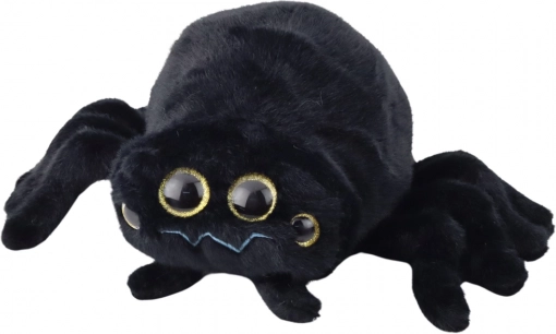 Plyšový pavučinový pavúk čierny 30 cm