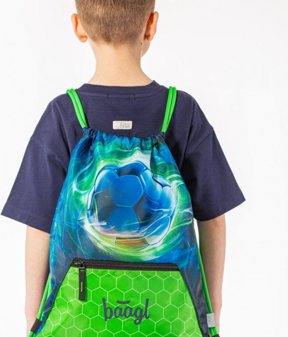 Baagl set školských doplnkov Zippy Plus Futbalová lopta