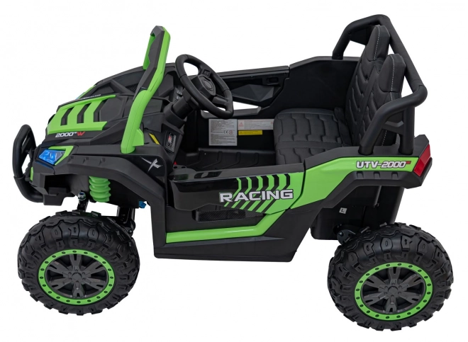 Detské elektrické auto Buggy UTV 2000M Racing Zelené
