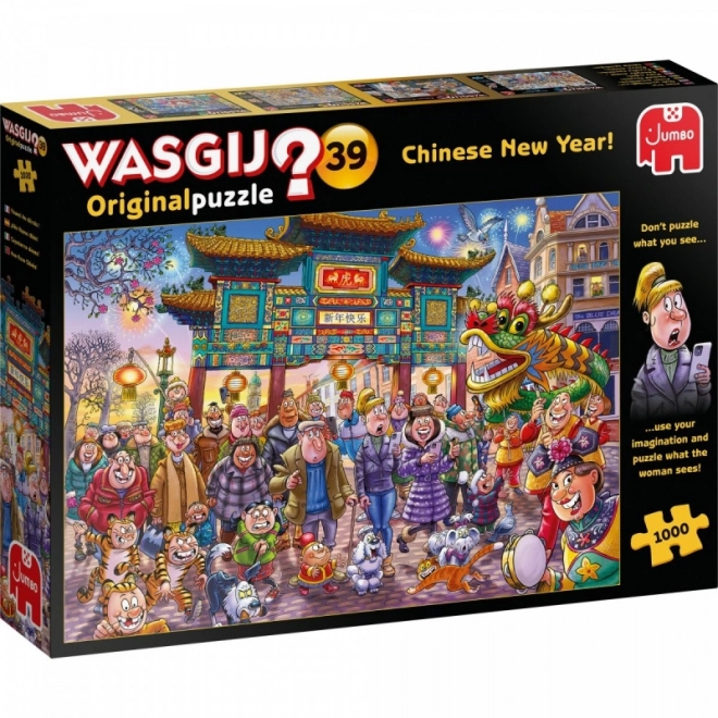 Puzzle Wasgij Original Čínsky Nový Rok