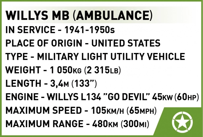 Sanitka Willys MB D-Day