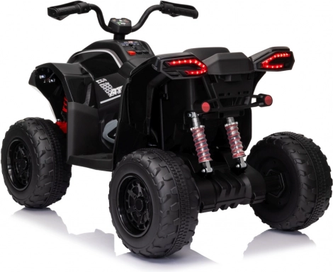 Pojazdný štvorkolák Fast Wheel čierny