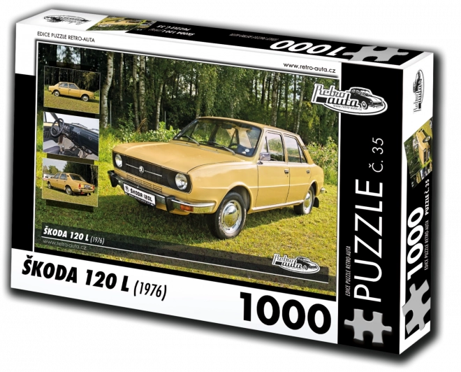 Puzzle Retro-autá Škoda 120 L (1976) – 1000 dielikov