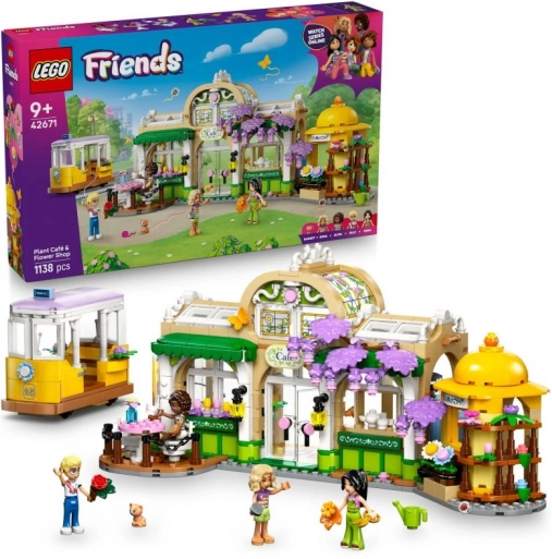 lego friends zelená kaviareň a kvetinárstvo