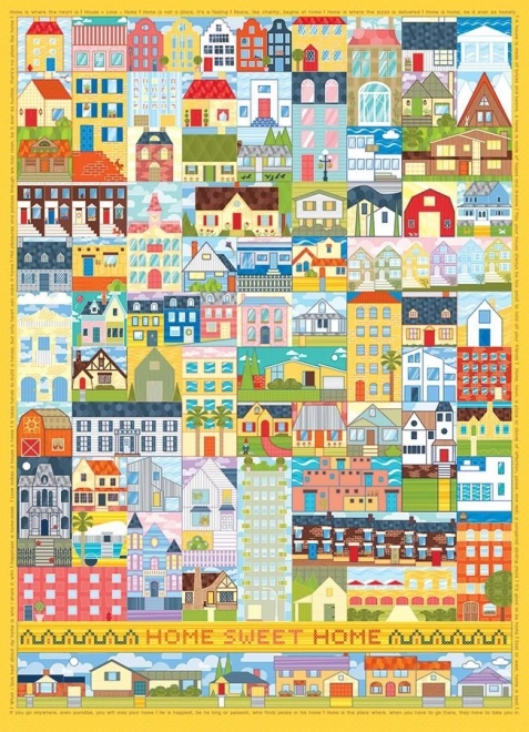 Puzzle Domov, sladký domov 1000 dielikov