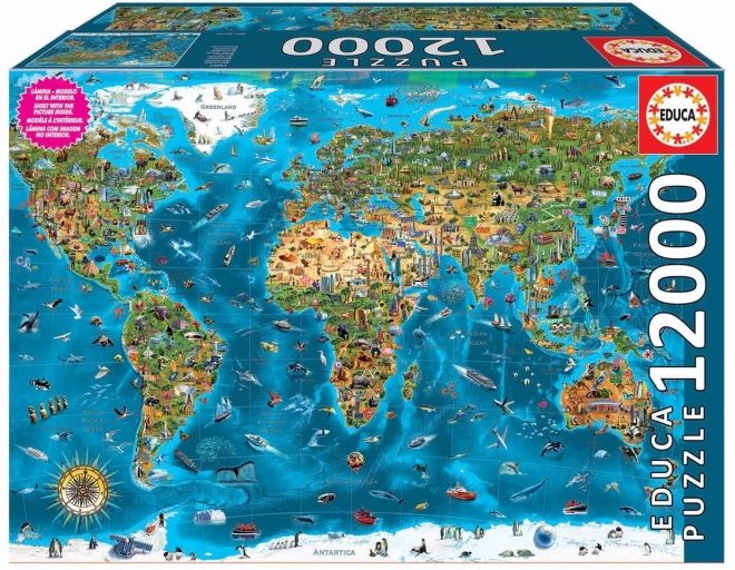 Educa puzzle zázraky sveta 12000 dielikov