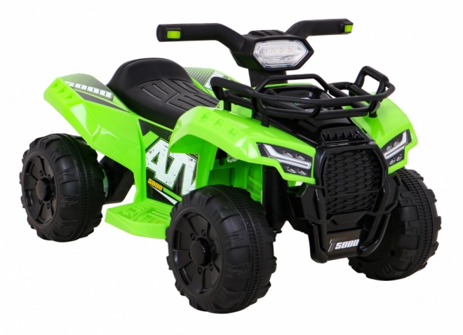 Detský akumulátorový quad Storm zelený s motorom 25W a MP3 USB LED