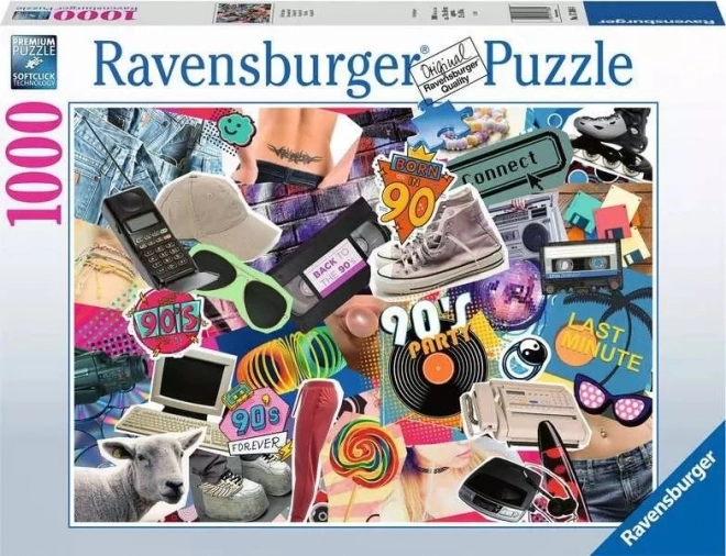 Ravensburger puzzle 90. roky 1000 dielikov