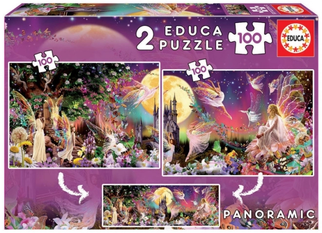 Educa Puzzle Panorama Pohádkové Víly