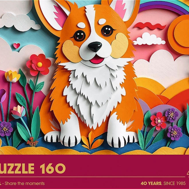 Trefl Puzzle Paper Art: Šteniatko 160 dielikov