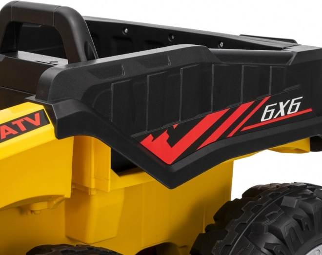 Žltá športová detská štvorkolka TX ATV