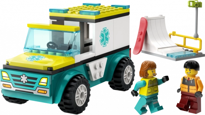 LEGO City Sanitka a Snowboardista