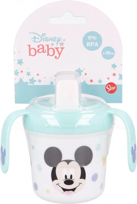 Hrníček s držadly a pítkom 250 ml Mickey Mouse