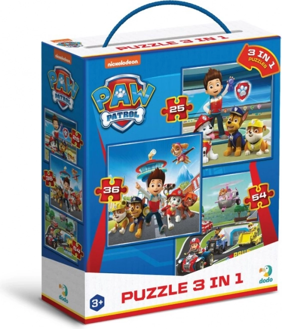 Puzzle Paw Patrol: Pripravené do Akcie 3v1