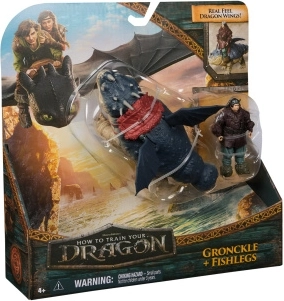 Ako vycvičiť draka - Drak a viking Gronckle a Rybinoha