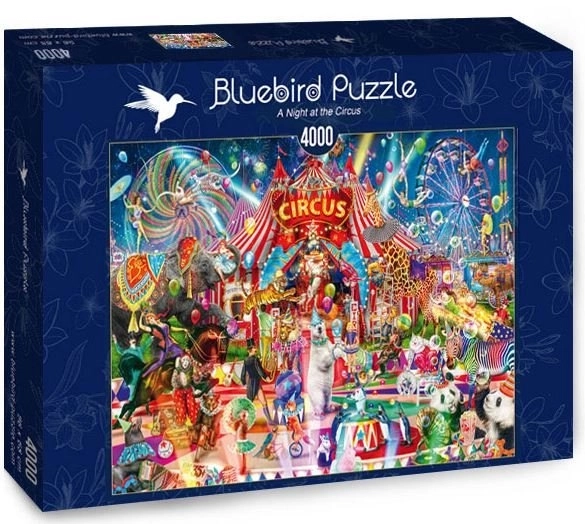 Bluebird puzzle Noc v cirkuse 4000 dielikov