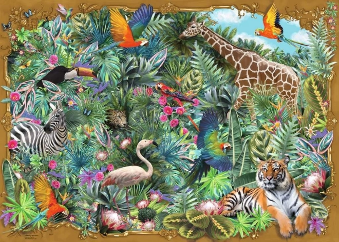 Ravensburger Puzzle Útek do exotiky 1000 dielikov