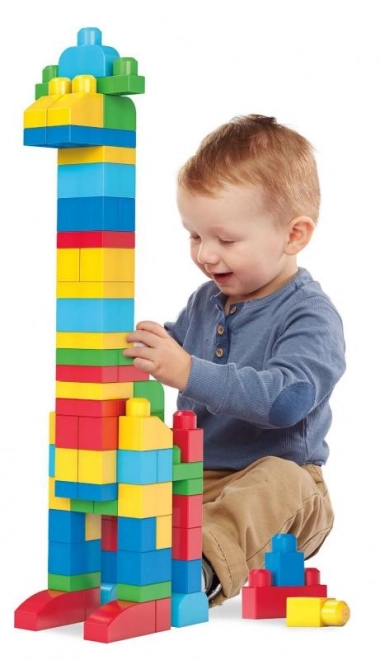 Mega Bloks First Builders kocky v plastovom vrecku 80 ks