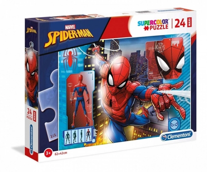 Clementoni Puzzle Spiderman Profil Maxi 24 Dielikov